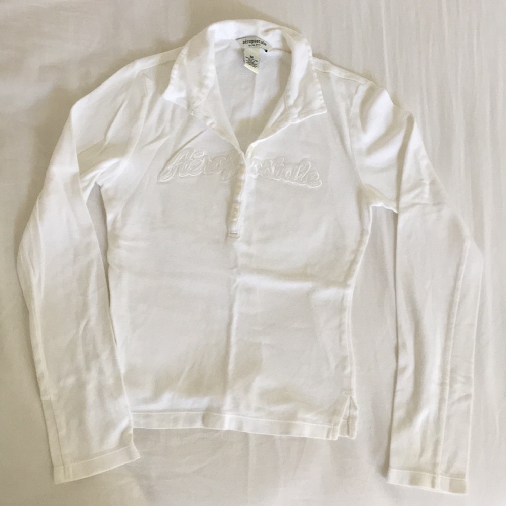 VINTAGE Aeropostale collared long sleeve